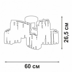 Потолочная люстра Vitaluce V5884 V5884-0/5PL в Ишиме - ishim.ok-mebel.com | фото 3