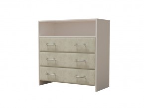 PROxSON Комод Varna (ЛДСП Белая+ткань Белый/Savana Milk (молочный)) 90x40 в Ишиме - ishim.ok-mebel.com | фото 2
