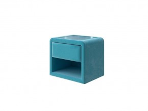 PROxSON Тумба Cube (Ткань: Велюр Shaggy Azure) 52x41 в Ишиме - ishim.ok-mebel.com | фото