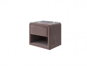 PROxSON Тумба Cube (Ткань: Велюр Shaggy Chocolate) 52x41 в Ишиме - ishim.ok-mebel.com | фото