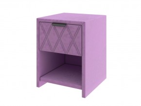 PROxSON Тумба Side (Ткань: Велюр Shaggy Lilac) 44x45 в Ишиме - ishim.ok-mebel.com | фото