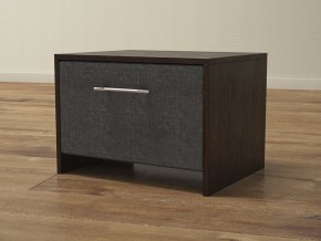 PROxSON Тумба Varna (ЛДСП Венге+ткань Венге/Savana Grey (серый)) 51x40 в Ишиме - ishim.ok-mebel.com | фото