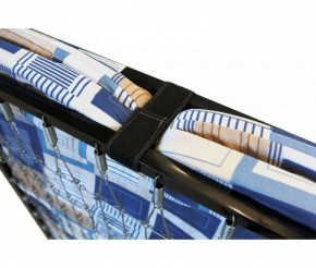 Раскладная кровать Здоровье 1440*600, пленка, матрас ППУ 40 мм в Ишиме - ishim.ok-mebel.com | фото 3