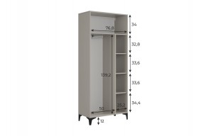 РИЧ Шкаф двухдверный в Ишиме - ishim.ok-mebel.com | фото 3