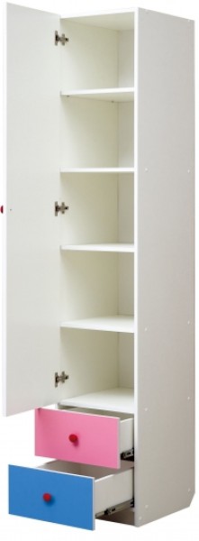 Шкаф 1-но дверный с ящиками и фотопечатью Совята 1.1 (400) в Ишиме - ishim.ok-mebel.com | фото 2