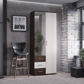 Шкаф 2-х створчатый Белла (Венге/Ясень белый) в Ишиме - ishim.ok-mebel.com | фото 3