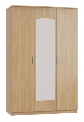 Шкаф 3-х дверный с зеркалом Шк210.1 МС Ирина в Ишиме - ishim.ok-mebel.com | фото