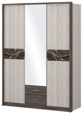 Шкаф 3-х дверный с зеркалом Шк68.2 МС Николь в Ишиме - ishim.ok-mebel.com | фото