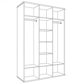 Шкаф 3-х дверный (корпус) Парма Нео в Ишиме - ishim.ok-mebel.com | фото 4