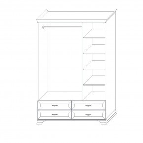 Шкаф 3-х дверный (корпус) Сиена в Ишиме - ishim.ok-mebel.com | фото 6