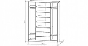 НИЦЦА-3 Шкаф 4-х дверный (НЦ.03) в Ишиме - ishim.ok-mebel.com | фото 2