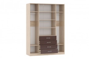 Шкаф 4-х дверный с ящиками Даллас в Ишиме - ishim.ok-mebel.com | фото 2