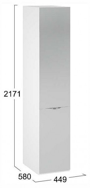 Шкаф для белья Глосс СМ-319.07.002 в Ишиме - ishim.ok-mebel.com | фото 4