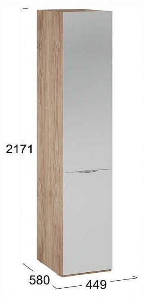 Шкаф для белья Глосс СМ-319.07.002 в Ишиме - ishim.ok-mebel.com | фото 4