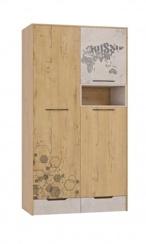 Шкаф для одежды 3 двери и 2 ящика Шк134.0 ДС Стэнфорд в Ишиме - ishim.ok-mebel.com | фото