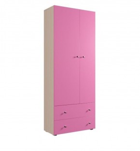 Шкаф ДМ 800 с 2-мя ящиками (розовый) в Ишиме - ishim.ok-mebel.com | фото 1