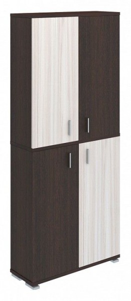 Шкаф книжный Домино ПУ-30-3 в Ишиме - ishim.ok-mebel.com | фото