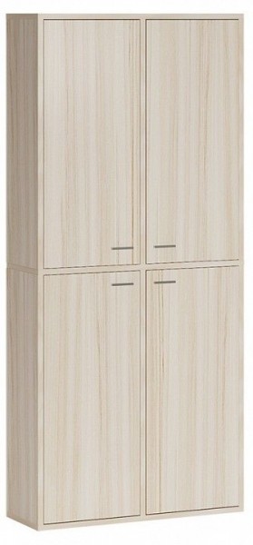 Шкаф книжный Домино СУ(ш2в2)+4ФГ в Ишиме - ishim.ok-mebel.com | фото