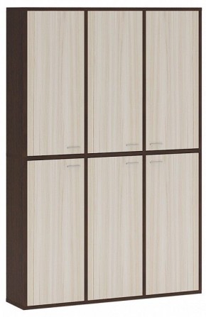 Шкаф книжный Домино СУ(ш3в2)+6ФГ в Ишиме - ishim.ok-mebel.com | фото