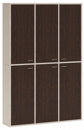 Шкаф книжный Домино СУ(ш3в2)+6ФГ в Ишиме - ishim.ok-mebel.com | фото