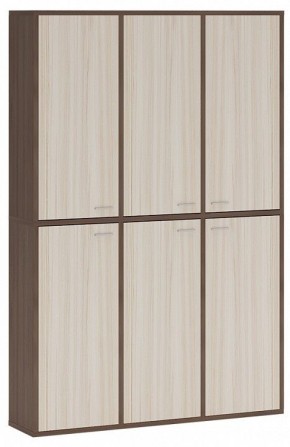 Шкаф книжный Домино СУ(ш3в2)+6ФГ в Ишиме - ishim.ok-mebel.com | фото