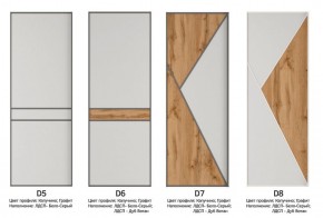 Шкаф-купе 1600 серии SOFT D8+D2+B2+PL4 (2 ящика+F обр.штанга) профиль «Графит» в Ишиме - ishim.ok-mebel.com | фото 10
