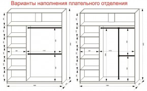 Шкаф-купе 1800 серии SOFT D8+D2+B2+PL4 (2 ящика+F обр.штанга) профиль «Графит» в Ишиме - ishim.ok-mebel.com | фото 8