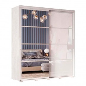 Шкаф-купе Крафт-6 1.6 м ШКК-06 (ясень белый) в Ишиме - ishim.ok-mebel.com | фото 3