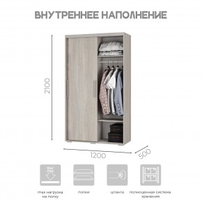 Шкаф-купе ШКК-11 (ясень белый) в Ишиме - ishim.ok-mebel.com | фото 6