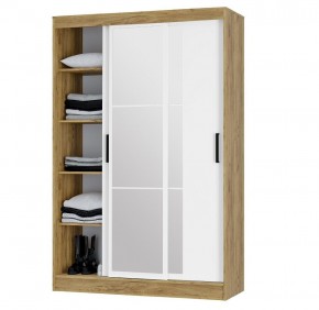Шкаф-купе Тайм ШКК-03 (крафт/белый) в Ишиме - ishim.ok-mebel.com | фото 3
