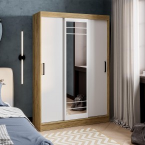 Шкаф-купе Тео ШКК-02 (крафт/белый) в Ишиме - ishim.ok-mebel.com | фото