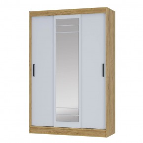 Шкаф-купе Тео ШКК-02 (крафт/белый) в Ишиме - ishim.ok-mebel.com | фото 2