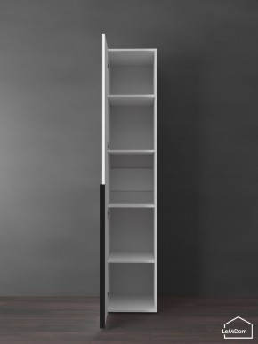 Шкаф Linnea MHR-1-2 2050х400х510 (Белый-М 11.1.2) в Ишиме - ishim.ok-mebel.com | фото 4
