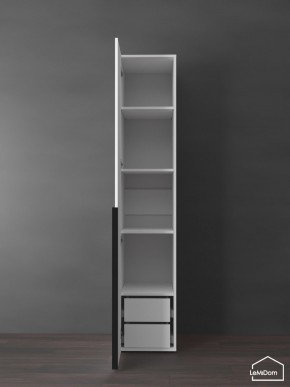 Шкаф Linnea MHR-1-3 2050х400х510 (Белый-М 11.1.2) в Ишиме - ishim.ok-mebel.com | фото 7
