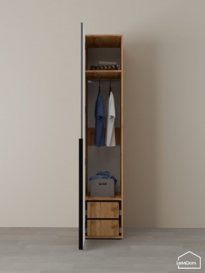 Шкаф Linnea MHR-1-3 2050х400х510 (ДВ-М 11.1.25) в Ишиме - ishim.ok-mebel.com | фото 5