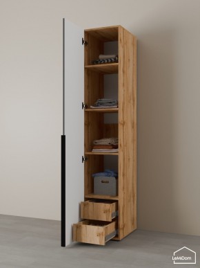Шкаф Linnea MHR-1-4 2050х400х510 (ДВ-М 11.1.25) в Ишиме - ishim.ok-mebel.com | фото 5