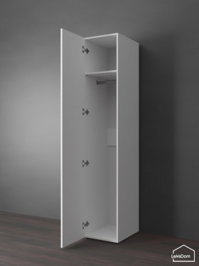 Шкаф Linnea MHR-1PO 2050х400х510 (Белый-М 11.1.1) в Ишиме - ishim.ok-mebel.com | фото 4