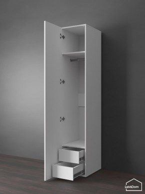 Шкаф Linnea MHR-1PO-3 2050х400х510 (Белый-М 11.1.2) в Ишиме - ishim.ok-mebel.com | фото 5