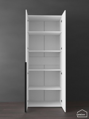 Шкаф Linnea MHR-2-2 2050х800х510 (Белый-М 11.1.2) в Ишиме - ishim.ok-mebel.com | фото 4