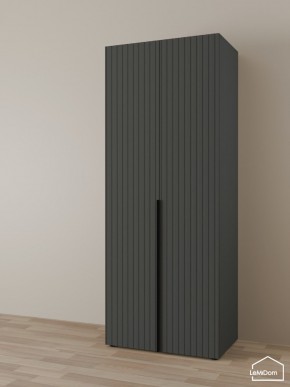 Шкаф Linnea MHR-2-2 2050х800х510 (Графит-М 11.1.25) в Ишиме - ishim.ok-mebel.com | фото