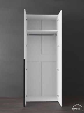 Шкаф Linnea MHR-2 2050х800х510 (Белый-М 11.1.2) в Ишиме - ishim.ok-mebel.com | фото 4
