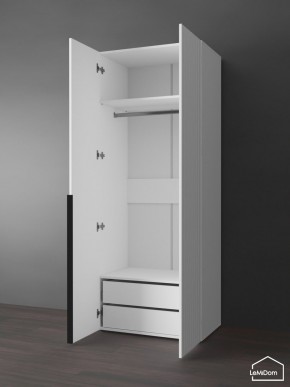 Шкаф Linnea MHR-2-3 2050х800х510 (Белый-М 11.1.2) в Ишиме - ishim.ok-mebel.com | фото 6