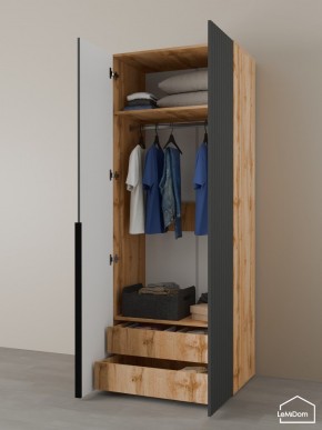 Шкаф Linnea MHR-2-3 2050х800х510 (ДВ-М 11.1.25) в Ишиме - ishim.ok-mebel.com | фото 6