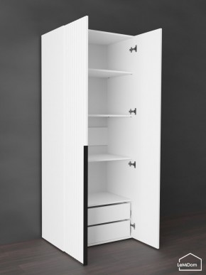 Шкаф Linnea MHR-2-4 2050х800х510 (Белый-М 11.1.2) в Ишиме - ishim.ok-mebel.com | фото 6