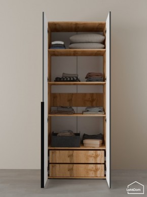 Шкаф Linnea MHR-2-4 2050х800х510 (ДВ-М 11.1.25) в Ишиме - ishim.ok-mebel.com | фото 5