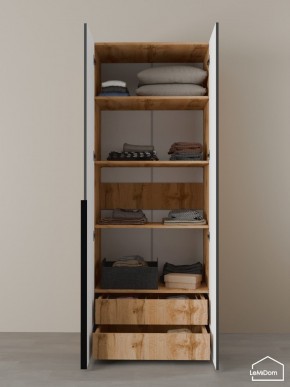 Шкаф Linnea MHR-2-4 2050х800х510 (ДВ-М 11.1.25) в Ишиме - ishim.ok-mebel.com | фото 6