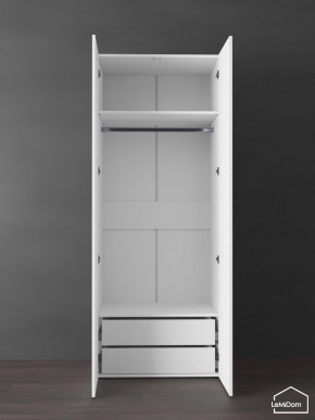 Шкаф Linnea MHR-2PO-3 2050х800х510 (Белый-М 11.1.2) в Ишиме - ishim.ok-mebel.com | фото 4