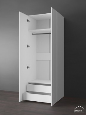 Шкаф Linnea MHR-2PO-3 2050х800х510 (Белый-М 11.1.2) в Ишиме - ishim.ok-mebel.com | фото 5