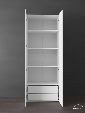 Шкаф Linnea MHR-2PO-4 2050х800х510 (Белый-М 11.1.1) в Ишиме - ishim.ok-mebel.com | фото 5