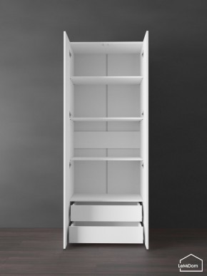 Шкаф Linnea MHR-2PO-4 2050х800х510 (Белый-М 11.1.2) в Ишиме - ishim.ok-mebel.com | фото 6